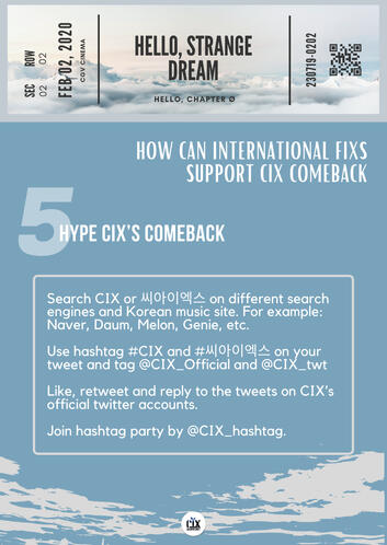 Hype CIX’s comeback