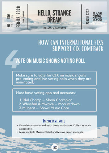 Vote on music shows voting poll